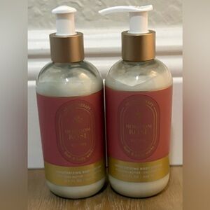 2 - BATH & BODY WORKS HEIRLOOM ROSE Aromatherapy Body LOTION 8.4 Oz LOT 2 NEW